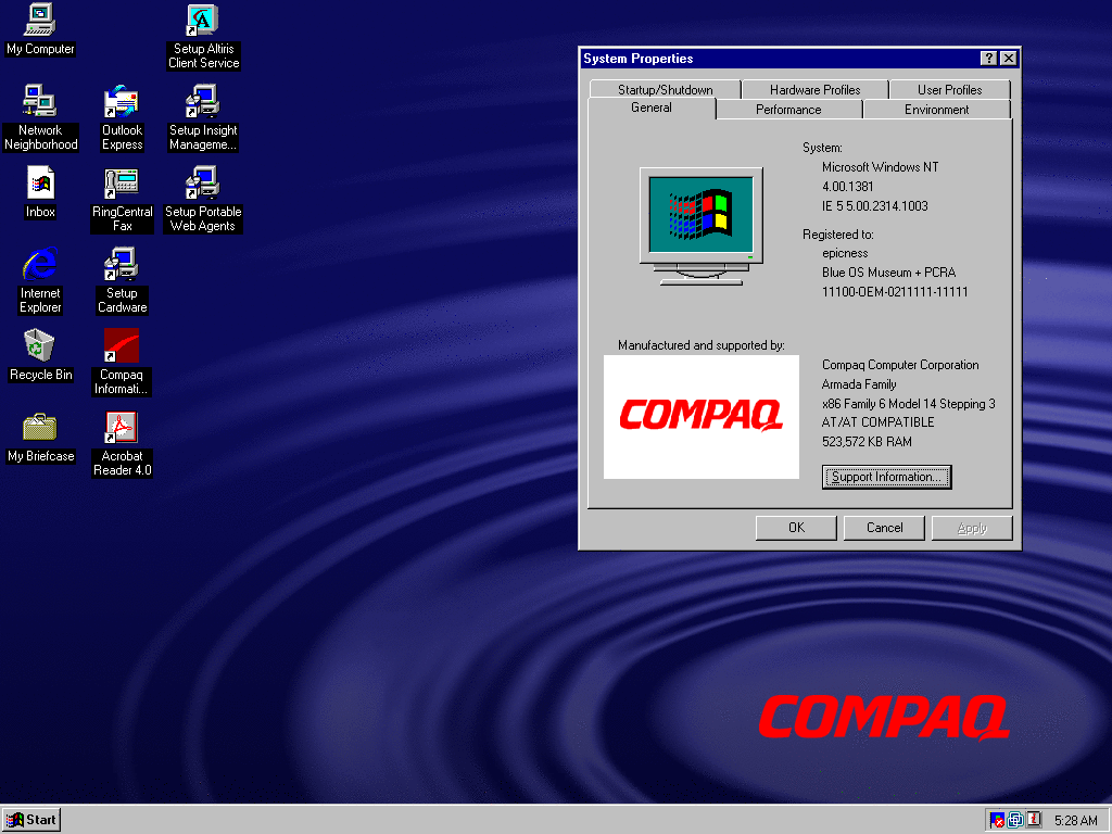 Compaq Armada E500